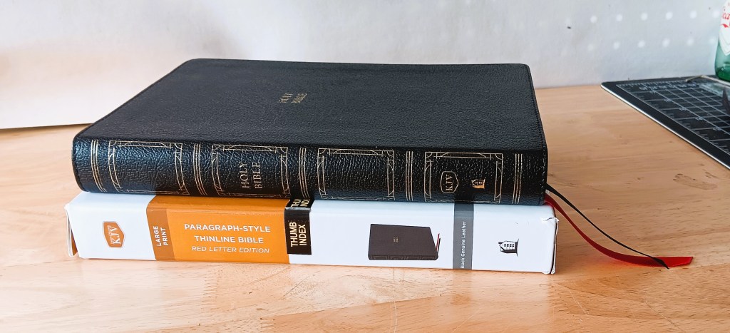 KJV Paragraph-Style Bible, Large Print Thinline indexed, †Thomas&nbsp;Nelson